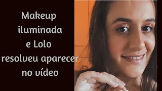 Make super iluminada e o Lolo resolveu aparecer no vídeo da mamãe