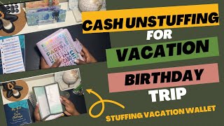 Unstuffing Vacation Binder & Sinking Fund | It’s Vacation Time 🏖️