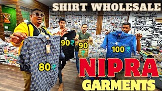 வெறும் 80 ரூபாய்க்கு Branded சட்டை வாங்கலாம் Branded Shirts Wholesale Only, Nipra Garments Bangalore