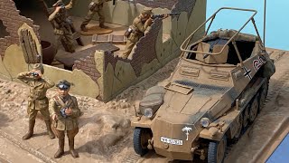 Airfix 1/32 Rommel’s half track, Afrika Korps, Desert Outpost