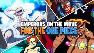 The 4 Emperors Unleash Their Fury for the One Piece!!