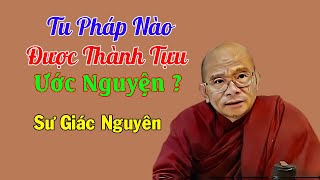 Tu Pháp Nào Được Thành Tựu Ước Nguyện ? | Sư Giác Nguyên | Sư Toại Khanh