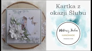 Kartka z okazji Ślubu/Sincerity/LemonCraft/TUTORIAL - scrapbooking!!!