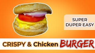 How to make chicken burger | #gaganeera