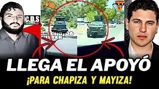 LLEGAN DOS CONVOYS DE VEHÍCULOS A DE LA MZ Y CHAPIZA A SINALOA