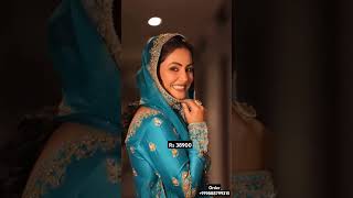 Pakistani Blue Wedding suit sharara Garara Bollywood Designer Bridal choice #shortsvideo #anarkali