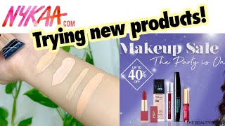 Nykaa Makeup Sale~Trying New Products! Swiss Beauty, L.A. Girl, Maybelline, Minimalist, Nykaa #2022