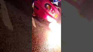 MX5 SHOOTS FLAMES AND CATCHES ON FIRE #fullsend #jdmcars #car #mx5 #carmeets #jdmfamily