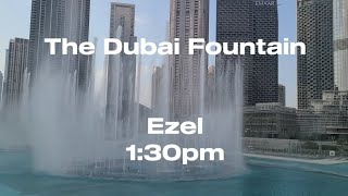 The Dubai Fountain - Ezel (daytime)