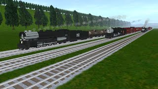 3 Mstnoodle Berks having a freight race