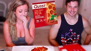 HONEST KETO PIZZA REVIEW | QUEST THIN CRUST PEPPERONI