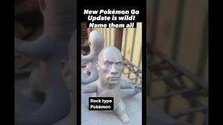 Name all these Rock type Pokémon 👀 Pokemon Go Update 2023 #pokemon #pokemongo #shorts