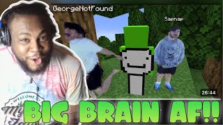 DREAM IS SO BIG BRAIN FOR THIS!! He Added Humans Into Minecraft | REACTION