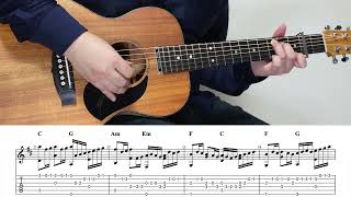 【TAB】Canon in D / Fingerstyle Guitar