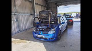 Clio Cup Angelsey 140621 - Drive by, and on track (terrible camera angle :-(   )