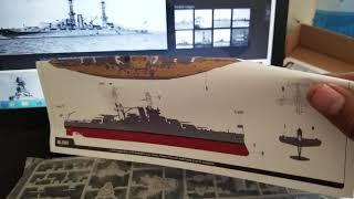 1:700 Battleship Arizona Model Kit unboxing