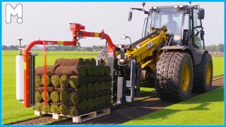 🌱 Amazing Turf Grass Cultivation Agriculture Technology - Snodgrass Farming Process and Harvesting