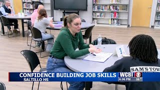 Area businesspeople help students hone their interview skills