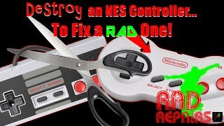 Fix an NES-101 "Bone" controller wire with a spare NES controller - Rad Repairs Ep 4