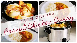 Peanut Chicken Curry Recipe - The best slow cooker curry!