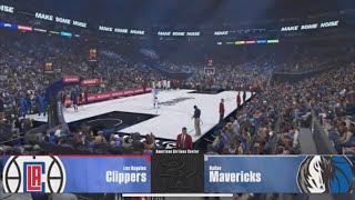 NBA 2k24 Dallas Mavericks vs Los Angeles Clippers PS5 Gameplay Highlights