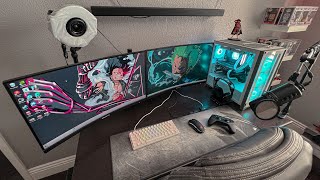 The ULTIMATE Streaming Setup - Desk Setup Tour (2022)