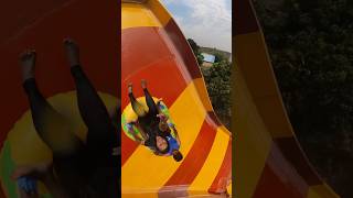 Very very dangerous ride ride in blue thunder!! #shorts #youtubeshorts #ytshorts #amusementpark