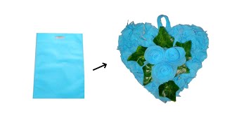 Heart making with cloth bag | DIY cloth bag craft ideas | DIY Gift Making Ideas | Almin Creatives