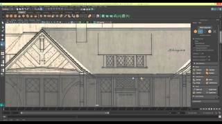 Modelling a House in Maya 2016 Series 1 - Blocking out the roof [P6]