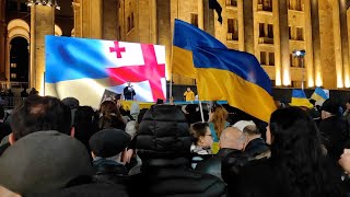 Митинг солидарности с Украиной. 24.02.2023 | Влог