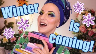 My Winter Palettes | Check Out These Beautifully Cold Color Stories 💙🤍💜