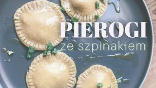 Bezglutenowe i wegańskie pierogi ze szpinakiem | Karolina Zuzanna