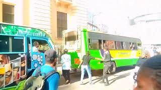 DRAMA IN CBD NAIROBI AHEAD OF VALENTINE AS A MAN PROPOSES TO HIS GIRLFRIEND BUT SHE REFUSES.