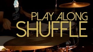 Como tocar shuffle na bateria - Blues Play Alongs