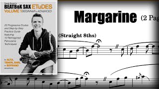 "Margarine" tenor sax solo - BEATBoX SAX ETuDES #19 - Derek Brown