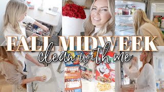 FALL MIDWEEK CLEAN WITH ME // CLEANING MOTIVATION // TYPICALLY KATIE