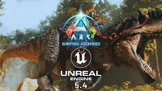 ARK ASCENDED - UNREAL ENGINE 5.4 DEBARQUE SUR ASA !! +  INFO COMMUNITY CRUNCH (the center)