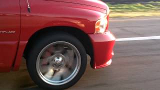 2001 Ford Lightning vs Dodge Ram SRT 10 run 2