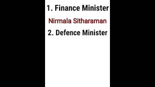 Cabinet Ministers As of now | Updated G k | The Knowledge Studies