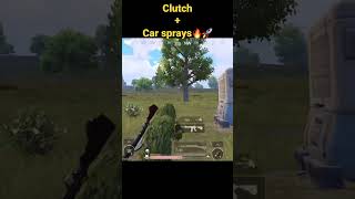 Best clutch + car sprays #shorts #pubg