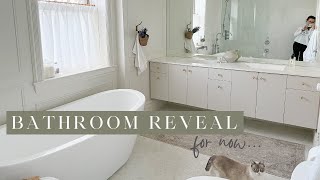 BATHROOM MAKEOVER REVEAL… FOR NOW  & A SHOPPING TRIP  |  EMMA COURTNEY