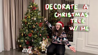 decorate a christmas tree with me!