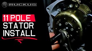 INSTALLING AN 11POLE STATOR IN YOUR GY6 ENGINE