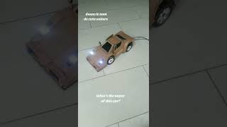 i built this Ferrari from cardboard pls subscribe