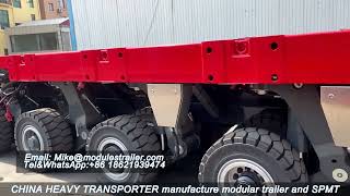 2 43m SPMT,transportador modular autopropulsado, compatible Scheuerle SPMT,modulestrailer.com