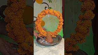 DIY Flower Fountain || Shiv Ji || Tutorial 😃😀 #diy #art #shortsviral #short #new #shiv #shorts