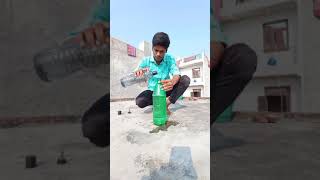 Water Bottle Rocket 🚀- Mr. Creator Boy #shorts #diwali #ytshorts