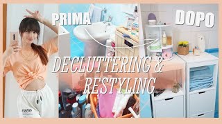 COMPLETIAMO IL RESTYLING DEL BAGNO!! *decluttering & organization*