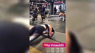 Ariel Winter and Levi Meaden enjoy a workout before pool day