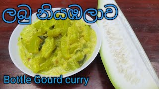 රසට ලබු නියඹලාවක් හදමු /How to make Bottle Gourd Curry / Labu Niyambalawa /Labu Curry